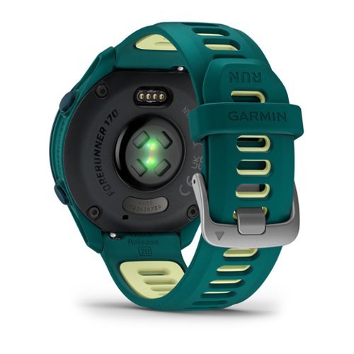 Garmin Forerunner 170 Music GPS Smartwatch 43 mm Fiber-Reinforced polymer - Teal Green/Citron - (2026) BUY ONLINE