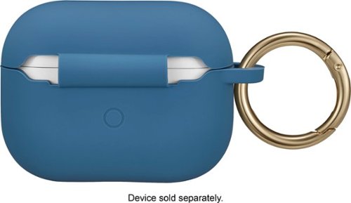 Best Buy essentials™ Silicone Case for Apple AirPods Pro 1st and 2nd Generations - Blue HOW TO BUY