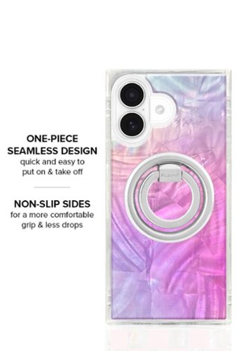 FLAUNT Square Case with MagSafe for Apple iPhone 17 - Pink Mother of Pearl GLOBAL SHIPPING