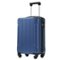 Ecooso - Hardshell Luggage, Lightweight Durable ABS Suitcase,Double Spinner Wheels, TSA Lock, 20-Inch Travel Carry-On Luggage - Blue-Front_Standard