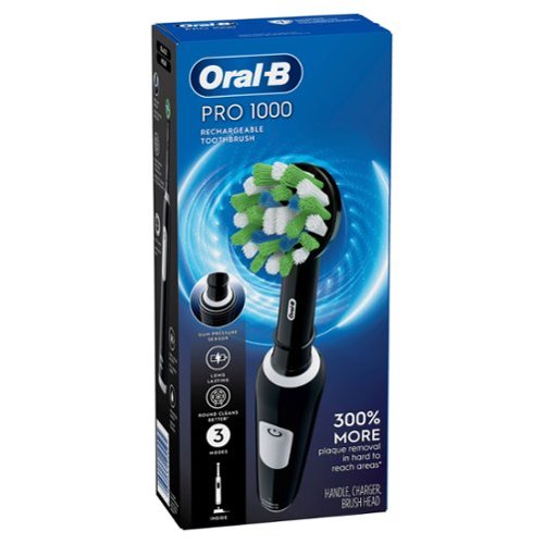 Oral B Pro 1000 Electric Toothbrush Black D16.513.1U - Best Buy