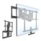 Mount-It! - Fireplace TV Wall Mount for 42"– 65" TVs, Pull Down & Tilt, Heavy Duty - Black-Front_Standard