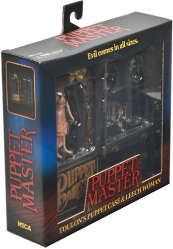 NECA Puppet Master -7 Scale Action Figure - Leech Woman and Toulon's Puppet Case WHERE TO BUY