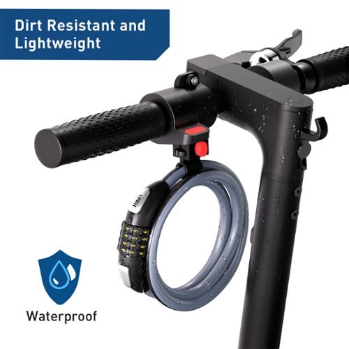 HiBoy Bike Lock, 3.3 Feet Bike Cable Locks - Black - Silver WHERE TO BUY