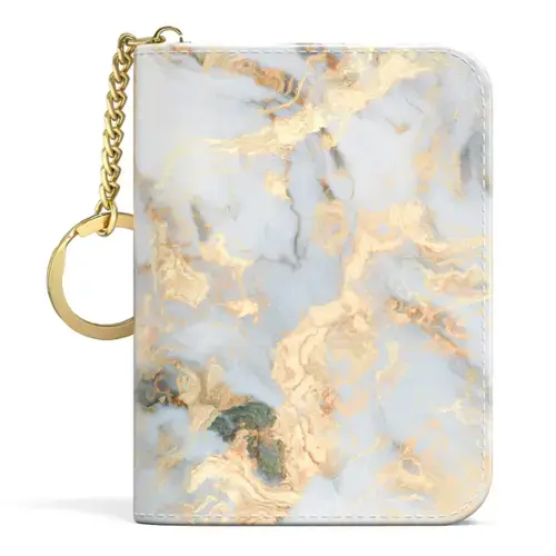 B-Grey Marble-Card Holder+Wrist Strap
