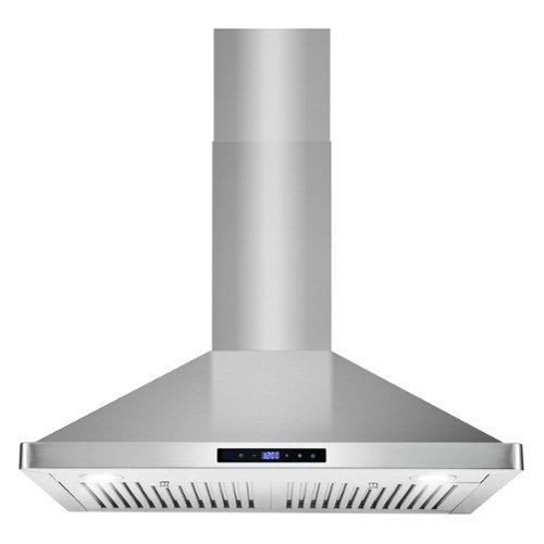 COSMO - 30 inches - Convertible - Wall Range Hood - Stainless Steel-Front_Standard 