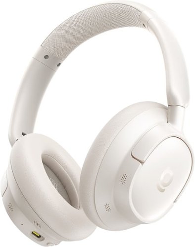 Baseus - Bass BH1 NC Over-Ear Headphones,-45 dB ANC,LDAC Hi-Res,80-Hour Playtime,5-Mic Calls - White