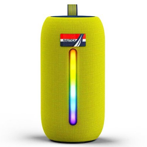 Nautica - Urban SP600 True Wireless Outdoor Portable Speaker, Perfect for Camping, Beach, Backyard & Travel - Navy-Yellow-Front_Standard 