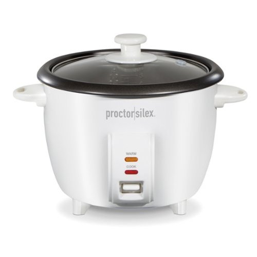 Proctor Silex - 10-Cup Rice cooker - White-Front_Standard 