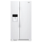 Whirlpool - 25 Cu Ft. Wide Side-by-Side Refrigerator - White-Front_Standard