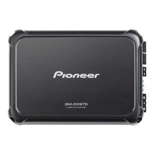 Pioneer - GM-DX975 5-Channel 2000W Max Class D Amplifier, Wired Bass Boost Remote - Black-Front_Standard 