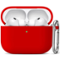 Entronix - Case Compatible with AirPods Pro 3rd Gen - Soft-Touch Liquid Silicone - Red-Front_Standard