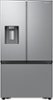 Samsung - 31 cu. ft. Mega Capacity 3-Door French Door Refrigerator with External Water and Ice Dispenser - Stainless Steel-Front_Standard