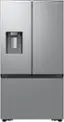 Front. Samsung - 31 cu. ft. Mega Capacity 3-Door French Door Refrigerator with External Water and Ice Dispenser - Stainless Steel.