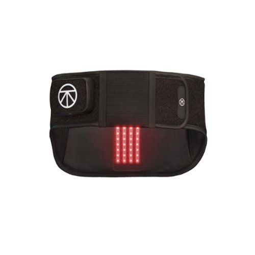  Therabody - ThermBack LED 4-in-1 Back Wrap With Heat, Far infrared, Vibration and LED Light Therapies For Lower Back Pain Relief - Black