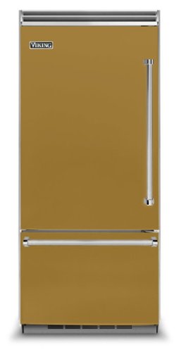 Viking - 5 Series Quiet Cool 20.4 Cu. Ft. Bottom-Freezer Built-In Refrigerator - Golden Hour