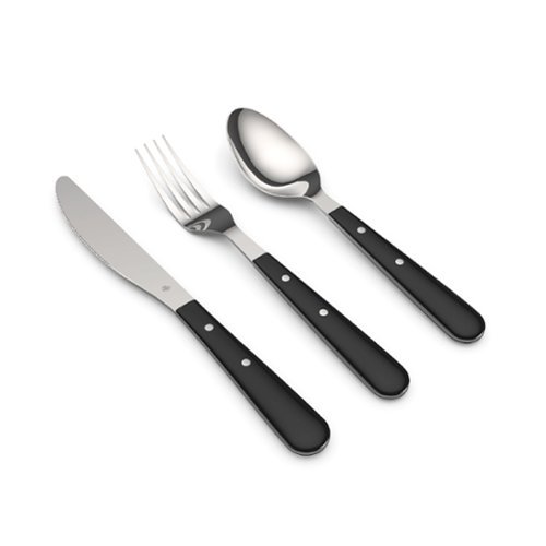 Ballarini - Avola 20-Piece Flatware Set - Black-Angle_Standard 