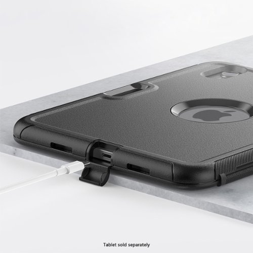SaharaCase Raider Series Heavy Duty Folio Case for Apple iPad mini (A17 Pro) and iPad mini (6th Gen) - Scorpion Black SHOP ONLINE