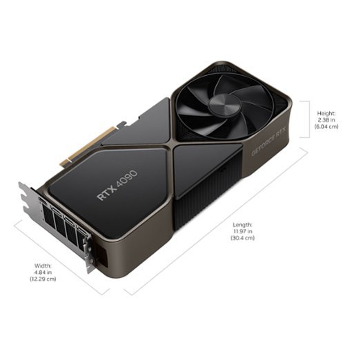 NVIDIA GeForce RTX 4090 24GB GDDR6X Graphics Card - Titanium/Black BUY ONLINE