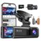 REDTIGER - 4K/2.5K HD Dash Cam , WDR , Night Vision , 64GB Card , & HW kit - Black-Front_Standard