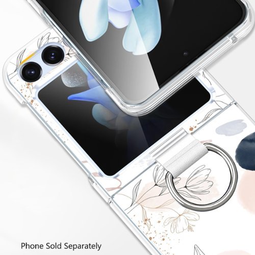 SaharaCase Inspire Series Hard-Shell Case for Samsung Galaxy Z Flip6 - Floral SHOP ONLINE