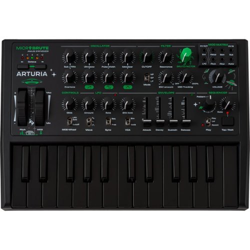Arturia - MicroBrute UFO Analog Synthesizer 540102-Front_Standard 
