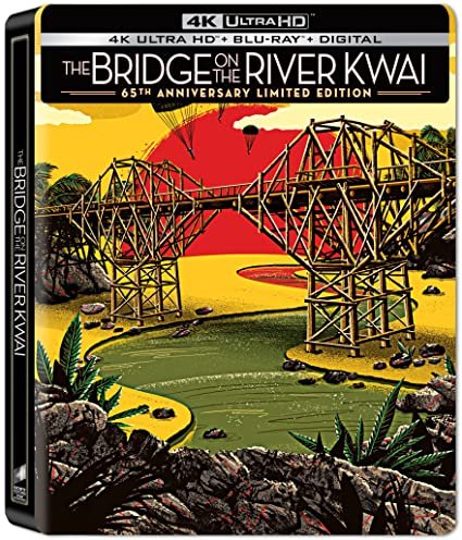  Steelbook Bridge On The River Kwai 65th Anniversary (4K UHD + Blu-ray + Digital) [4K Ultra HD Blu-ray]