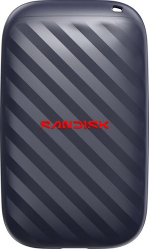 SANDISK - 500GB Portable Drive - Up to 600MB/s Read Speeds, 4x Faster than HDD, Durable, Up to 2M Drop Protection, USB Type-C - Black