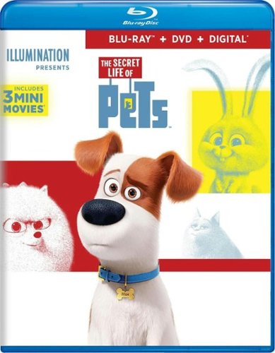  The Secret Life of Pets [Includes Digital Copy] [Blu-ray/DVD] [2016]