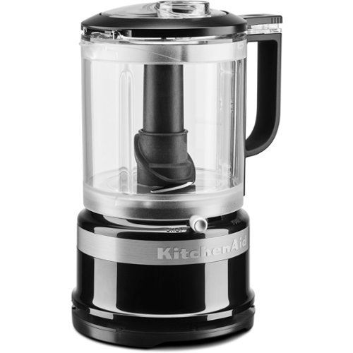 KitchenAid - 5-Cup Food Chopper with Multi-Purpose Blade and Whisk Accessory, Onyx - Black