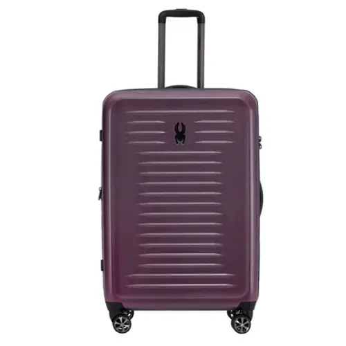 Front. Spyder - Spyder Rails 29 Inch Expandable Hardside Upright Suitcase with 360 Spinner Wheels, TSA Approved Lock - Burgundy.
