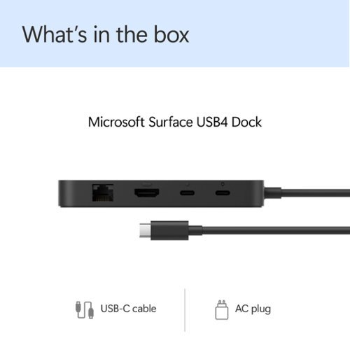 Microsoft Surface USB4 Dock - Black WHERE TO BUY