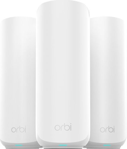 NETGEAR - Orbi 260 Series BE3600 Dual-Band Mesh Wi-Fi 7 System (3-pack) - White