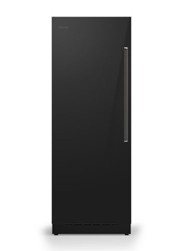 30" W.Door Panel for Viking Veil FDFZIC7300L & FDREIC7300L Left Hinge Ref./Frz. Models - Black Glass