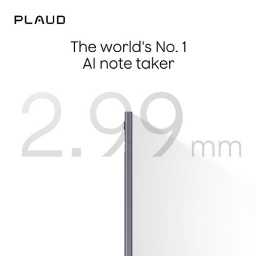 PLAUD Note Smart AI Voice/Audio Recorder - Black WORLDWIDE DELIVERY