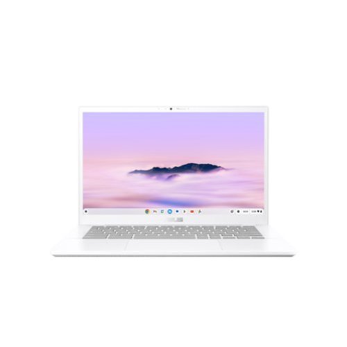 ASUS - CX34 14" FHD Chromebook Plus Laptop with Google AI - Intel Core i3 with 8GB Memory - 256 GB SSD - Pearl White