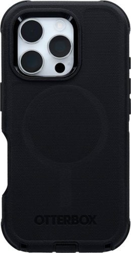 OtterBox - Defender Series Pro Hard Shell for MagSafe for Apple iPhone 16 Pro - Black-Front_Standard