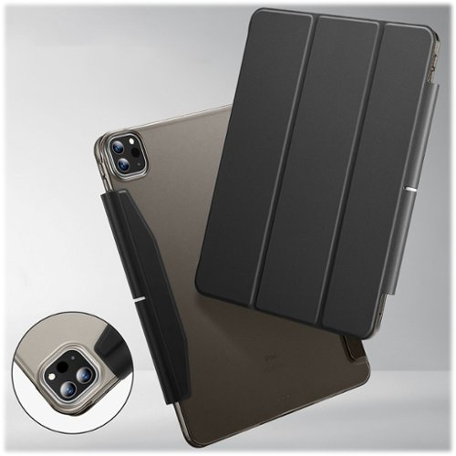 SaharaCase Venture Series Tri-Fold Folio Case for Apple iPad Pro (M4) 11 2024 - Black GLOBAL SHIPPING