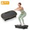 MERACH - CV30 Slim Vibration Plate Quiet Compact Vibration Plateform Exercise Machine - Black-Front_Standard