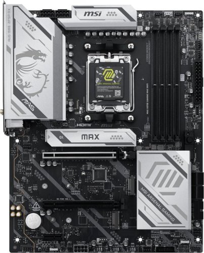 MSI - MAG X870E GAMING MAX WIFI (Socket AM5) AMD X870E ATX DDR5 Wi-Fi 7 Ryzen 9000 / 8000 / 7000 Motherboard - Black/Sli Motherboard