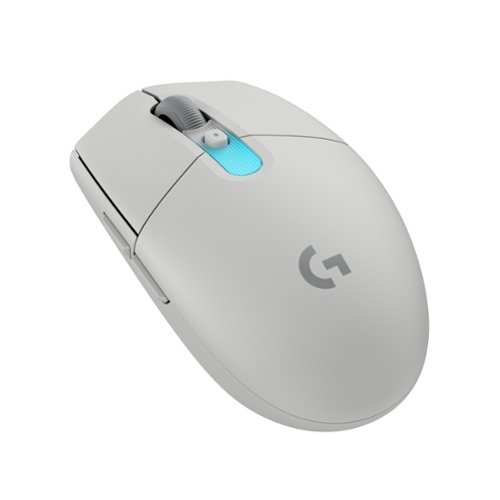 Logitech - G305 X SUPERLIGHT Wireless Bluetooth Gaming Mouse with HERO 44K Sensor and 6 Programmable Buttons for PC/Mac - Wireless - White
