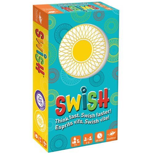 FoxMind Games - FoxMind Swish Logic Puzzle Game - Match Hoops & Balls, 2-6 Players, Ages 7+