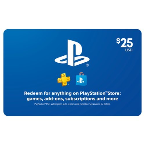 Sony - $25 PlayStation Store Gift Card [Digital]
