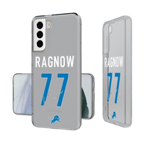 Keyscaper - NFL - Frank Ragnow Detroit Lions Galaxy Clear Case - S24 - Multicolor-Front_Standard 