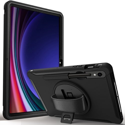 SaharaCase Raider Series Hand Strap Case for Samsung Galaxy Tab S10 Lite (2025), Tab S10 FE, Tab S8, Tab S9, and Tab S9 FE - Black HOW TO BUY