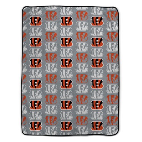 Pegasus - Cincinnati Bengals 66" x 95" Oversized Logo Roll Ultra Cozy Blanket - Multicolor-Front_Standard 