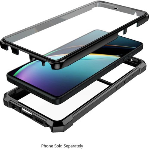 SaharaCase Raider Series GRIP Case for Motorola G Power 5G (2024) - Black GLOBAL SHIPPING