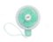 Sunpentown - Personal Hand-Held Fan - Green-Front_Standard