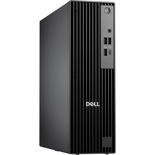 Dell - Pro Slim QCS1250 Intel Core i5-14500 2.60 GHz up to 5 GHz 16GB 512GB SSD Intel UHD 770 Graphics Windows 11 Pro Desktop - Black-Front_Standard 