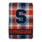 Pegasus - Syracuse Orange 66" x 95" Oversized Plaid FAN-mily Ultra Cozy Blanket - Multicolor-Front_Standard